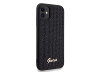 Funda Guess Disco Metal Script para iPhone 11 / Xr - negra Funda Guess Disco Metal Script para iPhone 11 / Xr - negra
