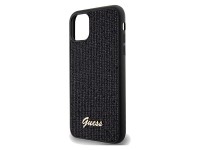 Funda Guess Disco Metal Script para iPhone 11 / Xr - negra Funda Guess Disco Metal Script para iPhone 11 / Xr - negra