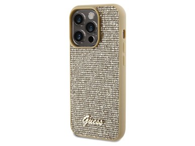 Guess Disco Metal Script case for iPhone 14 Pro Max - gold Guess Disco Metal Script case for iPhone 14 Pro Max - gold