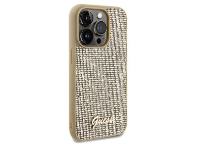 Guess Disco Metal Script case for iPhone 14 Pro Max - gold Guess Disco Metal Script case for iPhone 14 Pro Max - gold