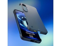 Capa fosca 3mk Just20g para Samsung Galaxy S24 - Preto Fosco