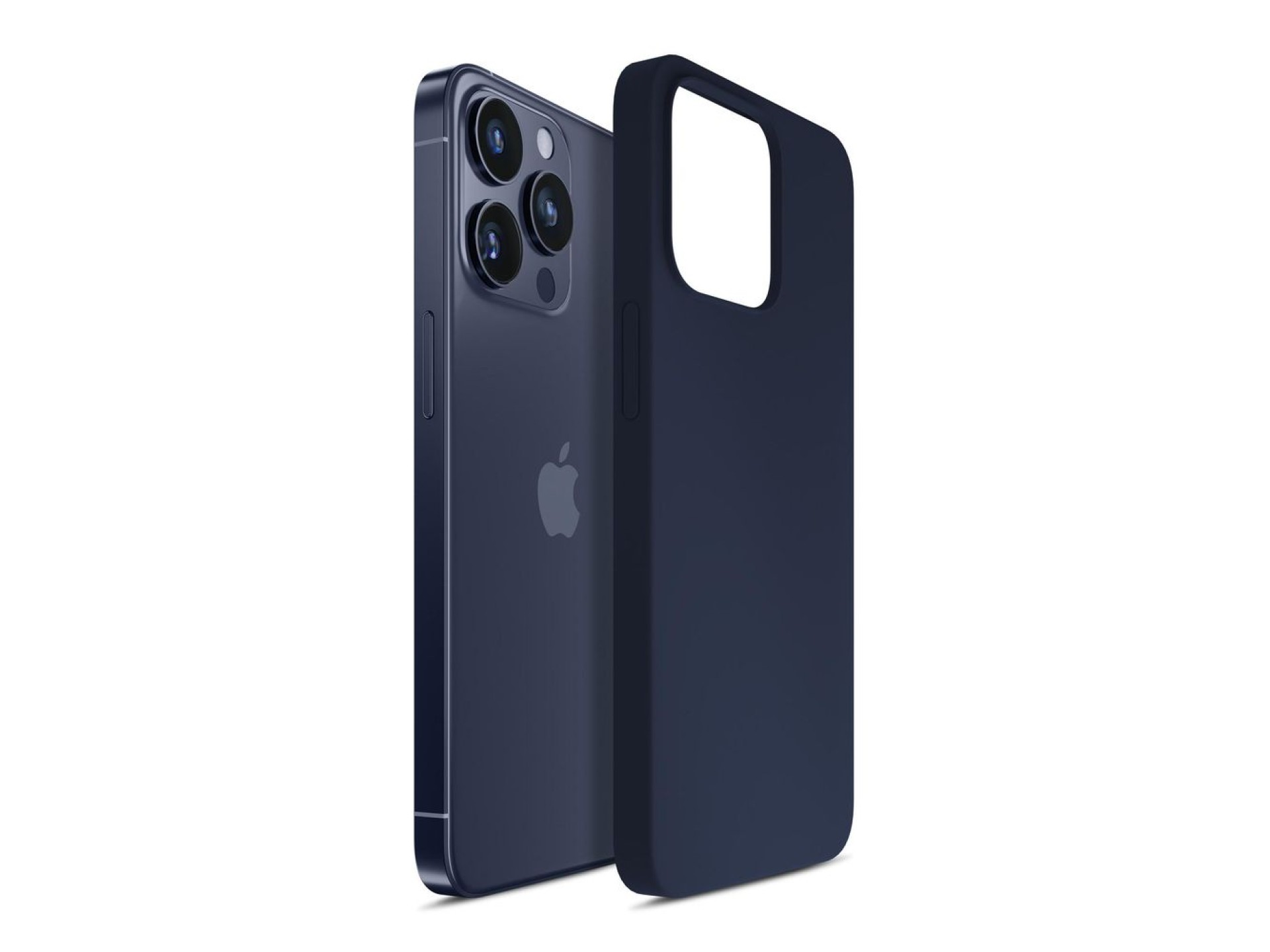 3mk Silicone Case for iPhone 16 Pro Max - Navy Blue