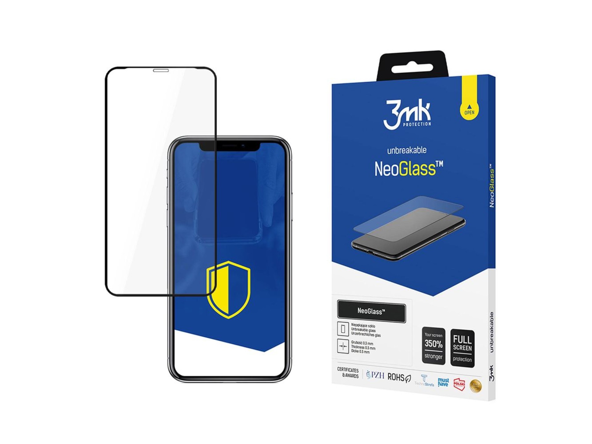 3mk NeoGlass Black Composite Glass for Apple iPhone 11 Pro Max