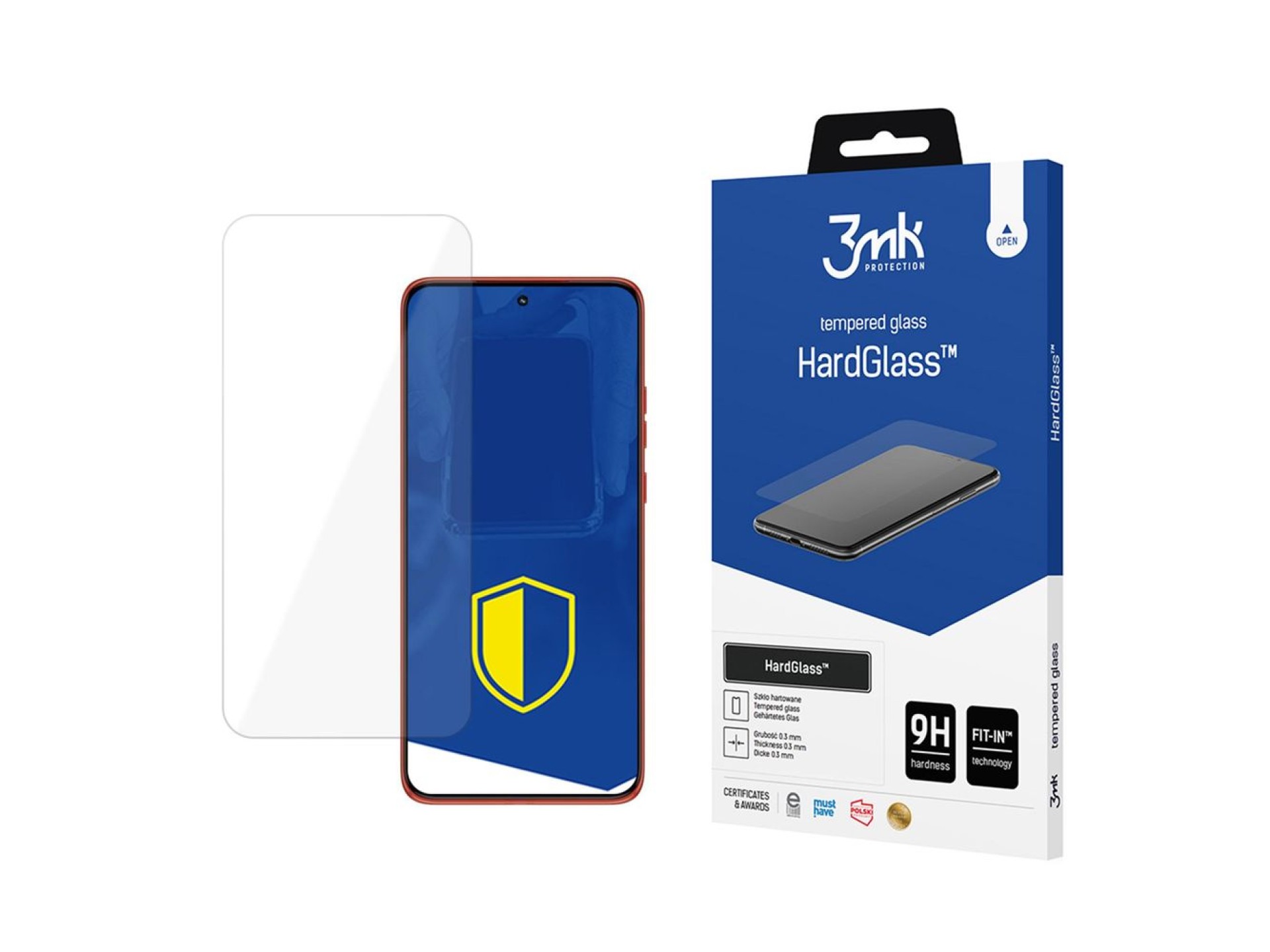 Película de vidro temperado 3mk HardGlass para Motorola Edge 60 NEO 5G