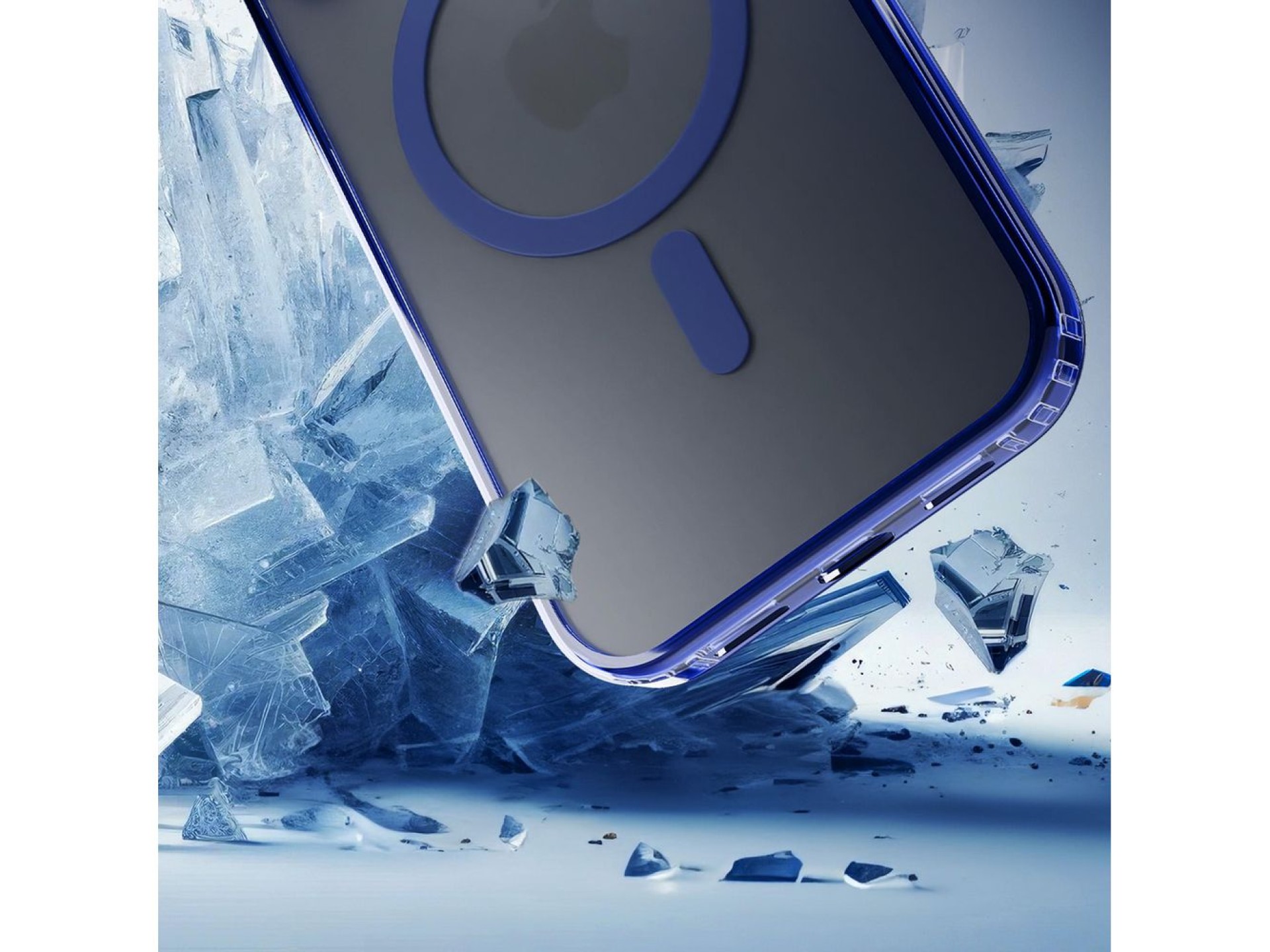 Funda MagCase Frosty de 3mk para iPhone Air - Azul