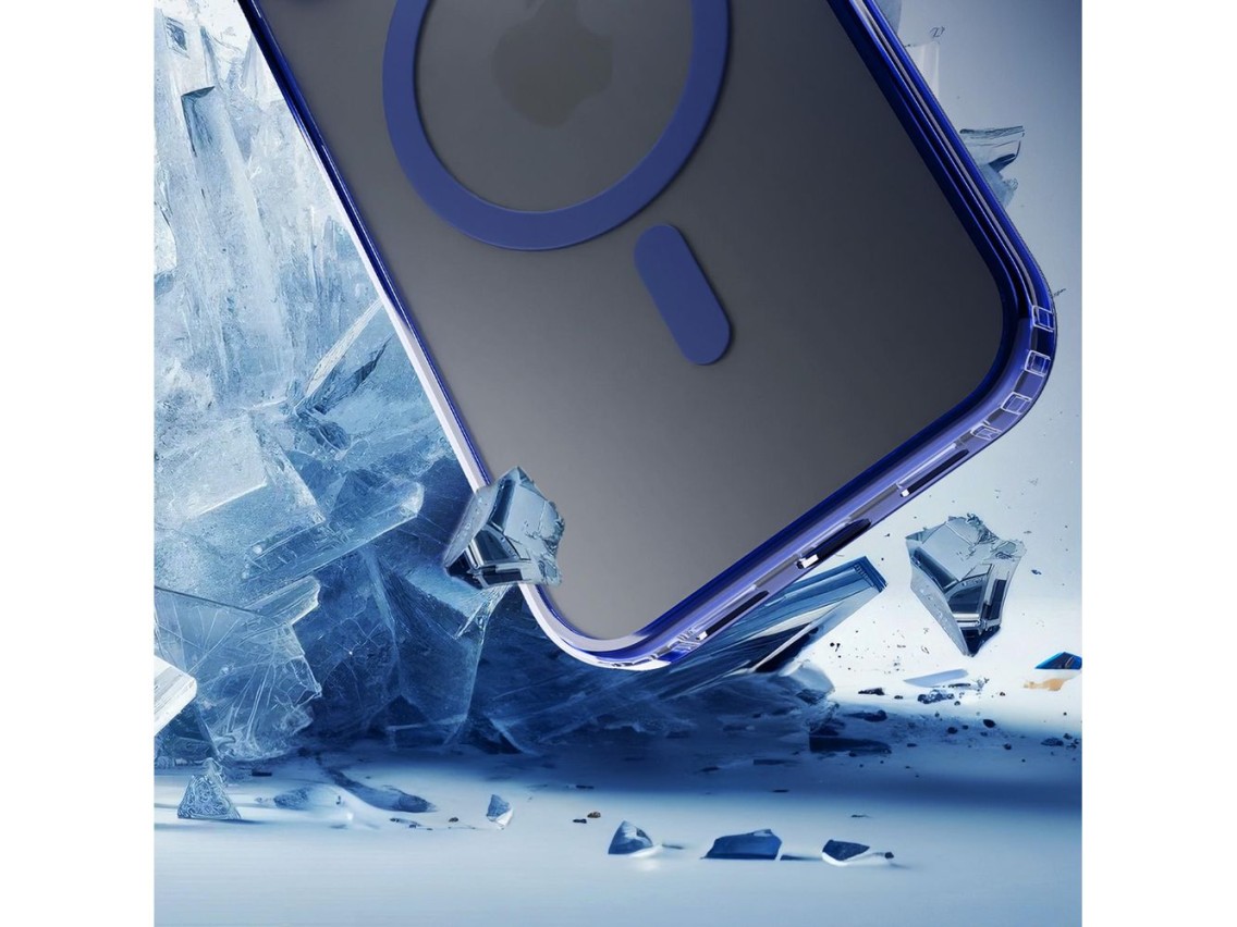 Funda MagCase Frosty de 3mk para iPhone Air - Azul