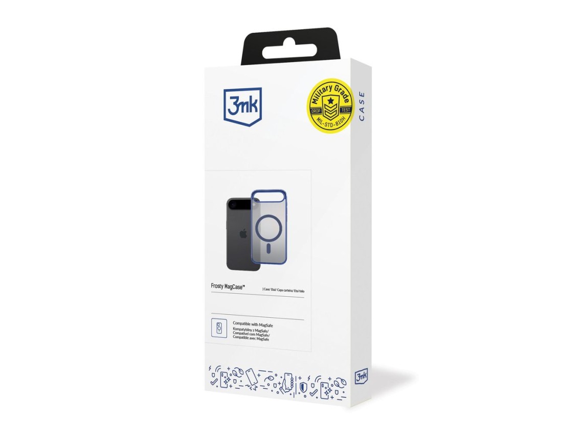 Funda MagCase Frosty de 3mk para iPhone Air - Azul