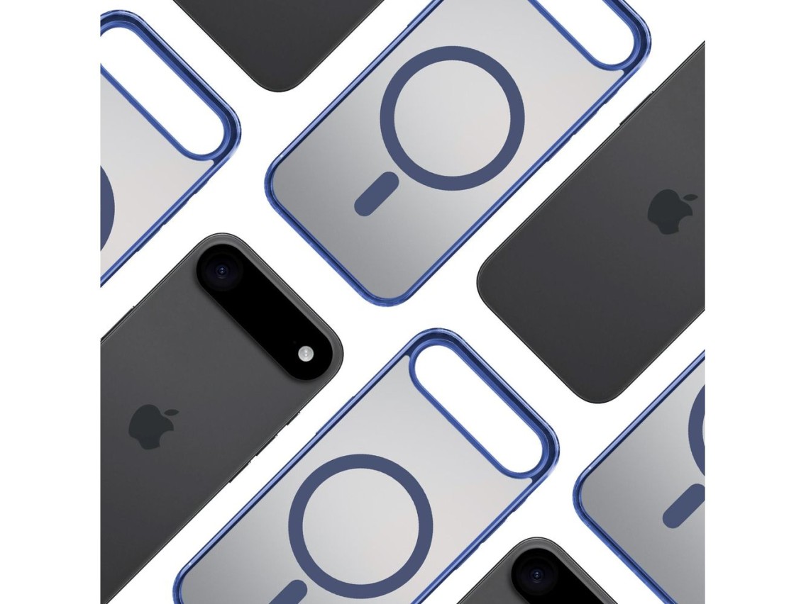 Funda MagCase Frosty de 3mk para iPhone Air - Azul