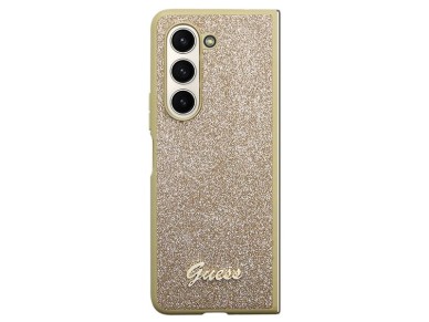Guess Glitter Script case for Samsung Galaxy Z Fold 5 - gold Guess Glitter Script case for Samsung Galaxy Z Fold 5 - gold