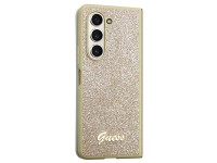 Funda Guess Glitter Script para Samsung Galaxy Z Fold 5 - dorada Funda Guess Glitter Script para Samsung Galaxy Z Fold 5 - dorada