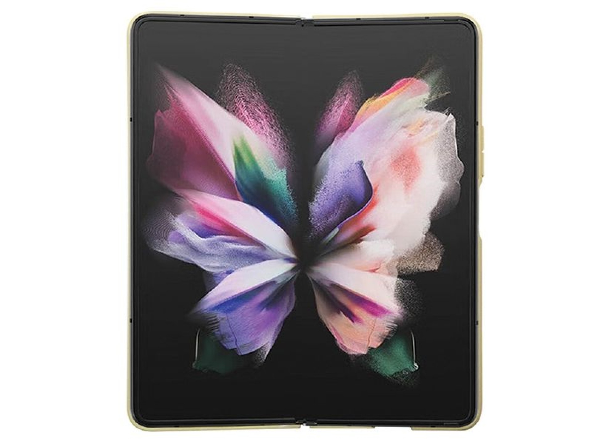 Funda Guess Glitter Script para Samsung Galaxy Z Fold 5 - dorada