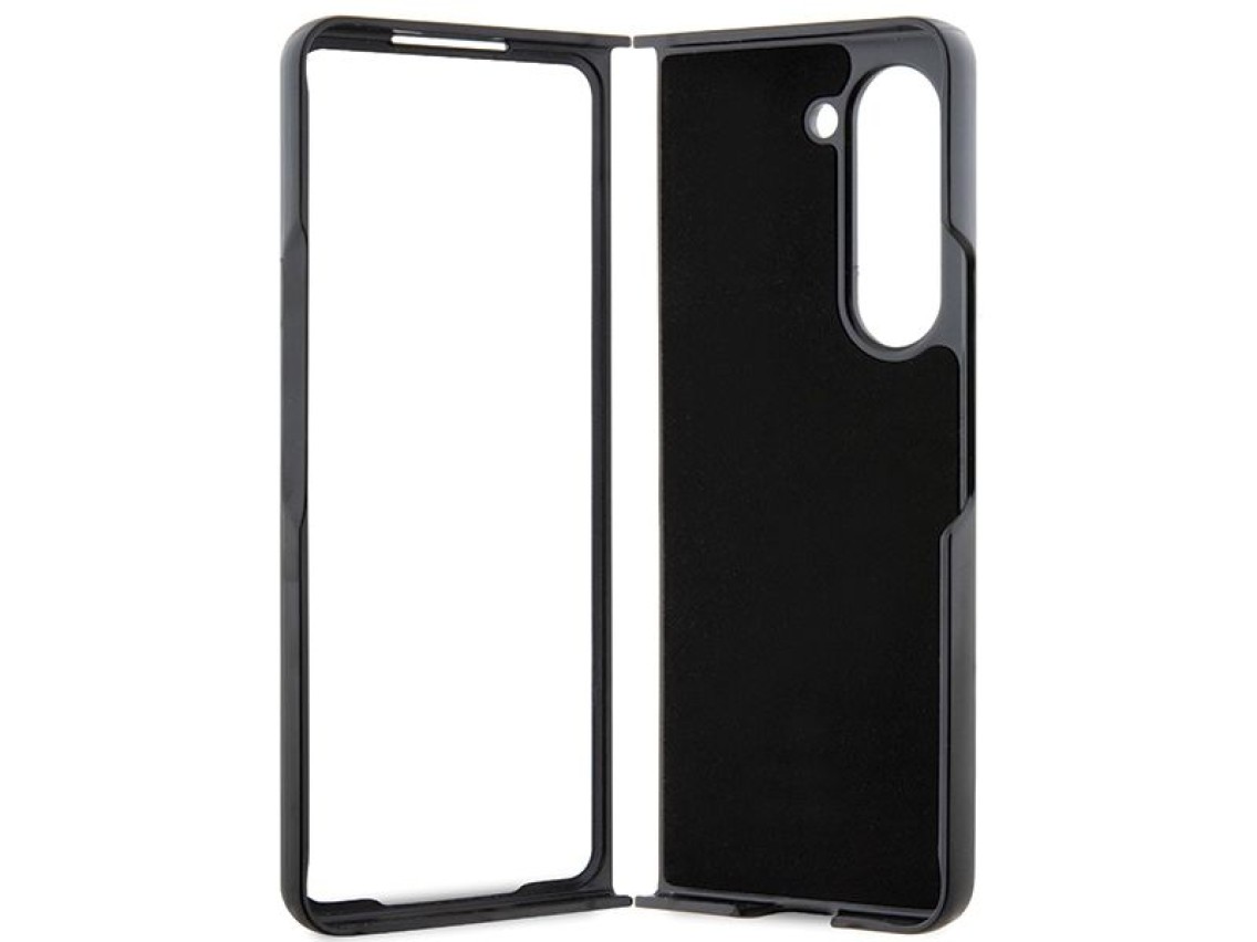 Karl Lagerfeld Saffiano Monogram Ikonik Pin case for Samsung Galaxy Z Fold 5 - black