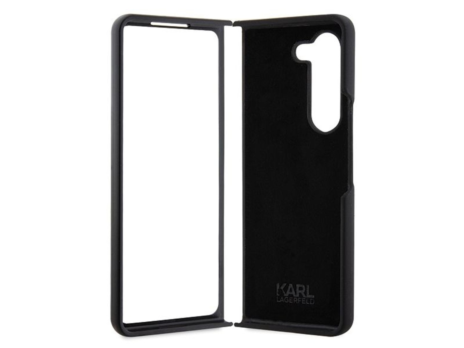 Karl Lagerfeld KLHCZFD5SNIKBCK Z Fold5 hardcase black/black Silicone Ikonik