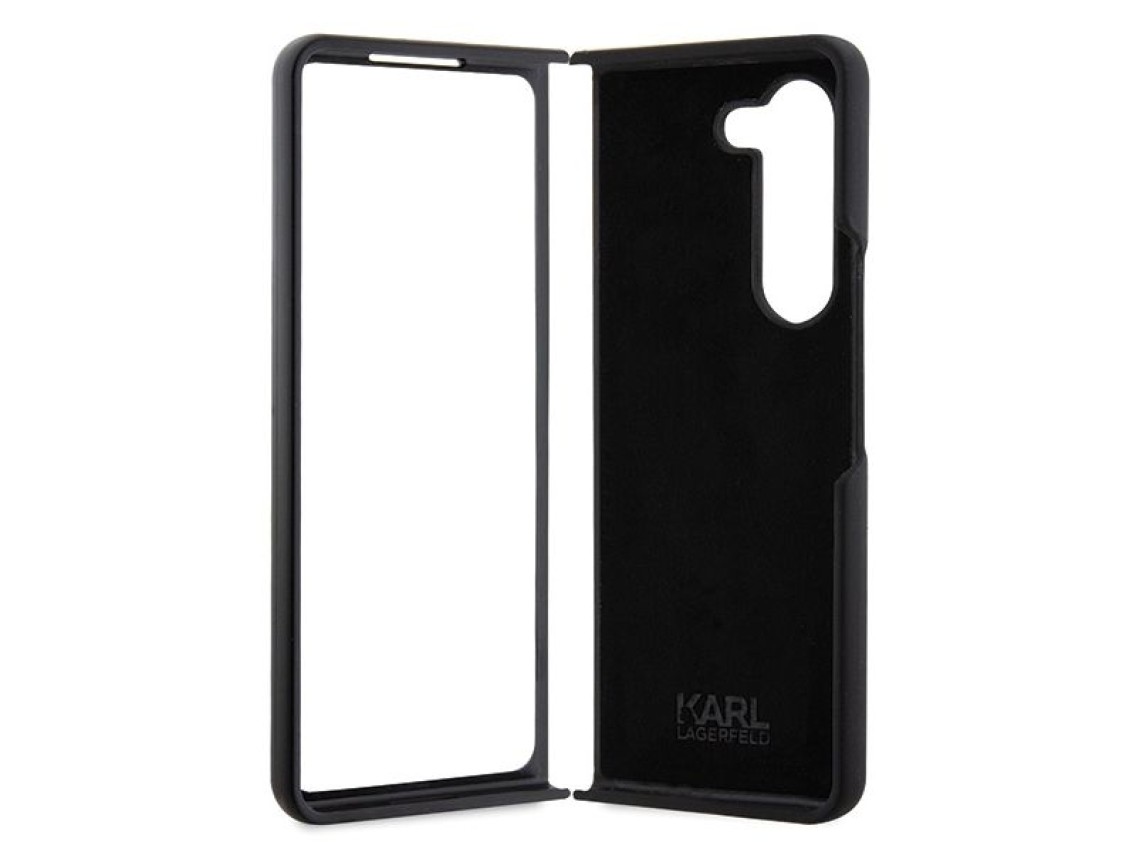 Karl Lagerfeld KLHCZFD5SNIKBCK Z Fold5 hardcase black/black Silicone Ikonik