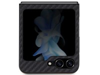 BMW Leather Carbon case for Samsung Galaxy Z Flip 5 - black BMW Leather Carbon case for Samsung Galaxy Z Flip 5 - black