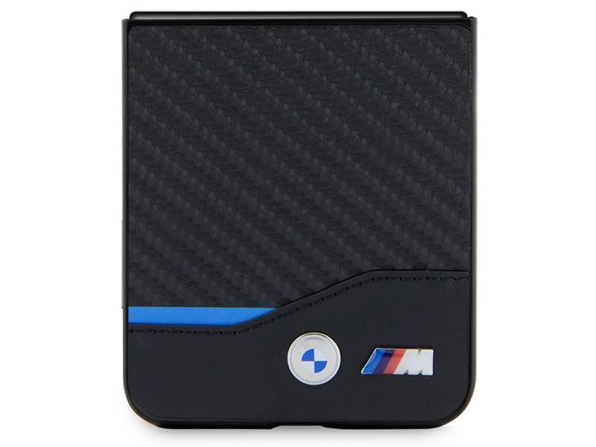 BMW Leather Carbon case for Samsung Galaxy Z Flip 5 - black