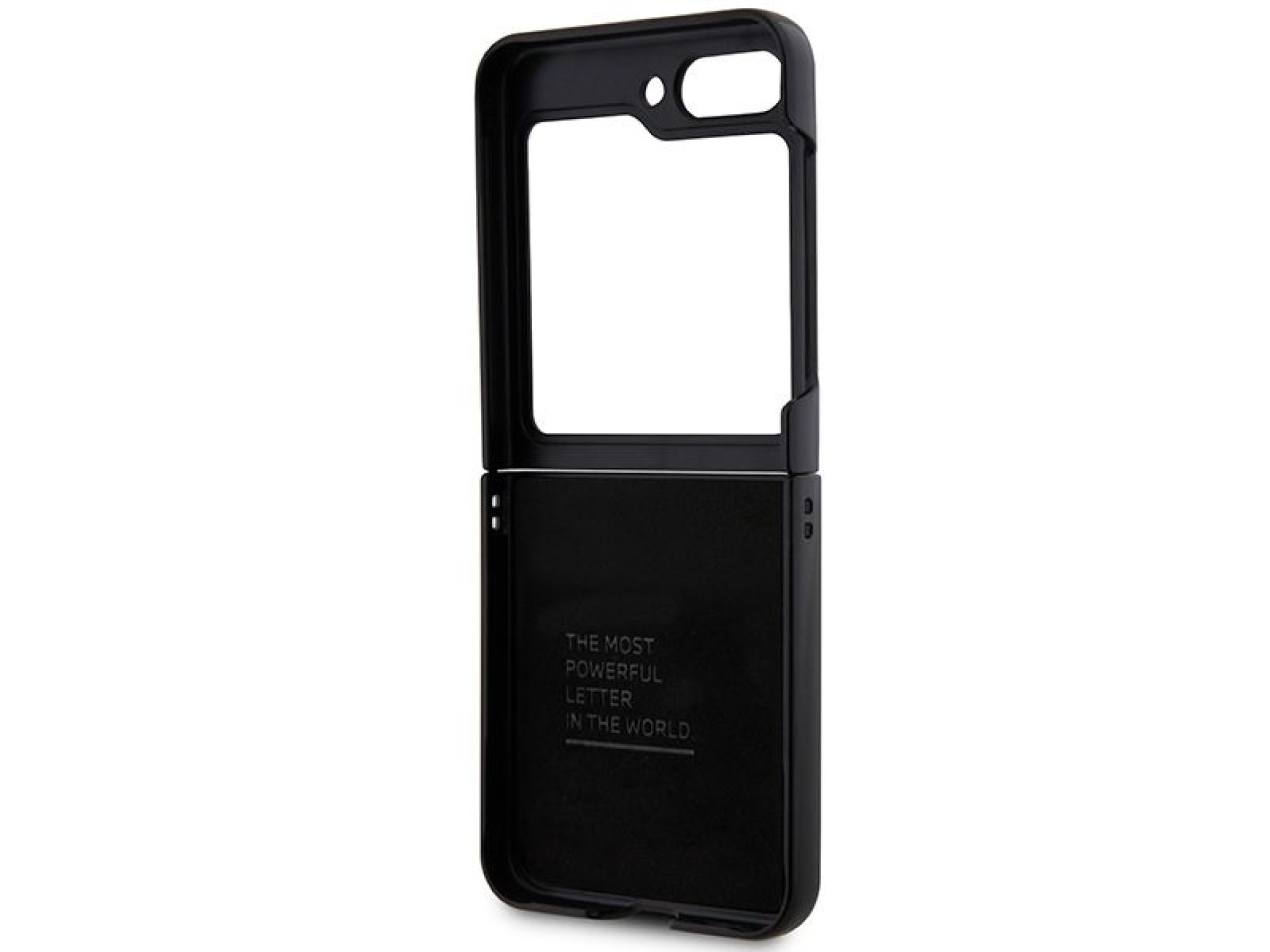 BMW Leather Carbon case for Samsung Galaxy Z Flip 5 - black