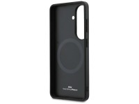 Funda de cuero BMW con estampado en caliente y MagSafe para Samsung Galaxy S26 - Negra Funda de cuero BMW con estampado en caliente y MagSafe para Samsung Galaxy S26 - Negra