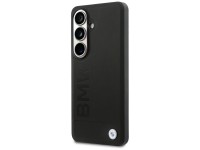 Funda de cuero BMW con estampado en caliente y MagSafe para Samsung Galaxy S26 Plus - Negra Funda de cuero BMW con estampado en caliente y MagSafe para Samsung Galaxy S26 Plus - Negra