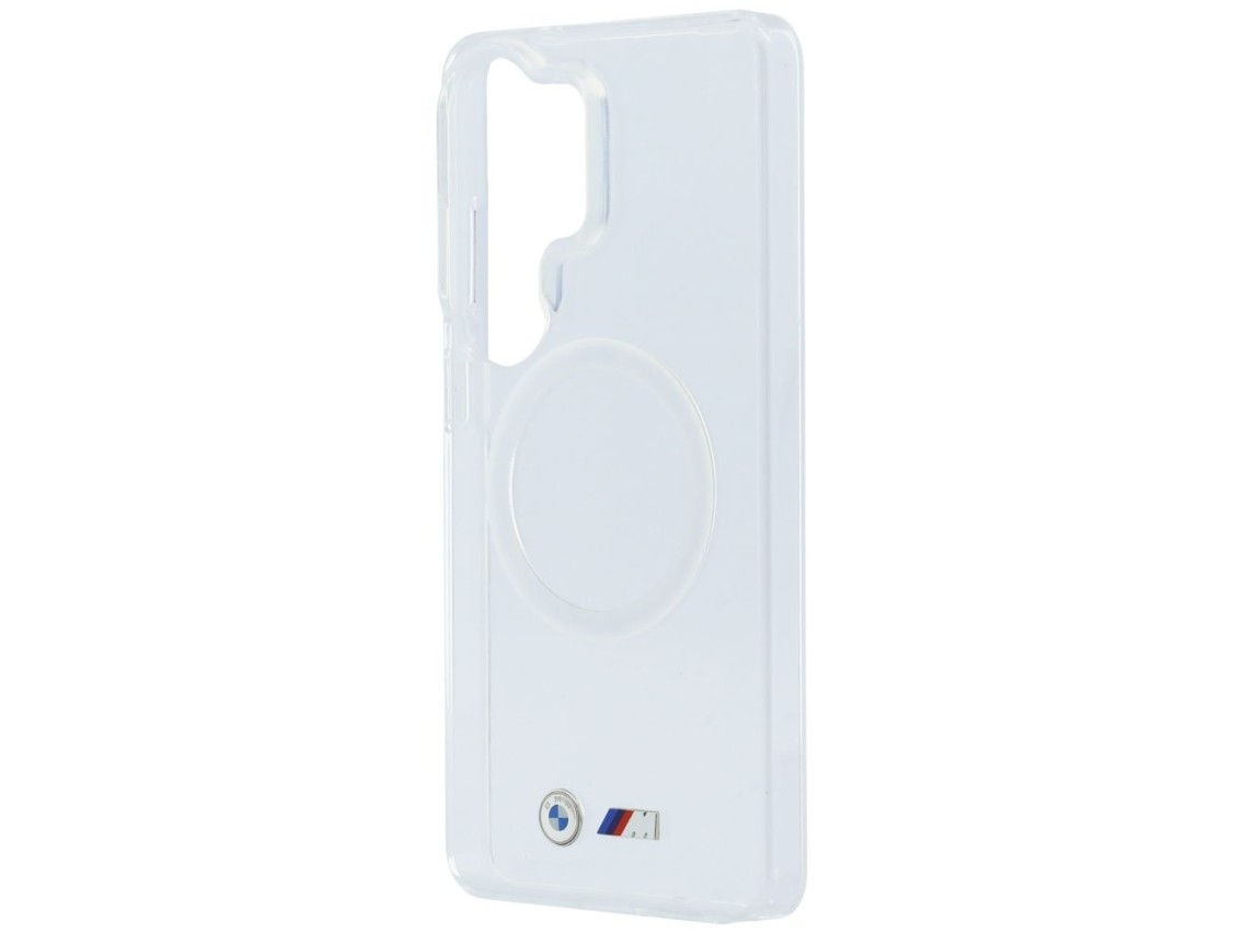 BMW IML Shockproof Metal Logo MagSafe Case for Samsung Galaxy S26 Ultra - Transparent