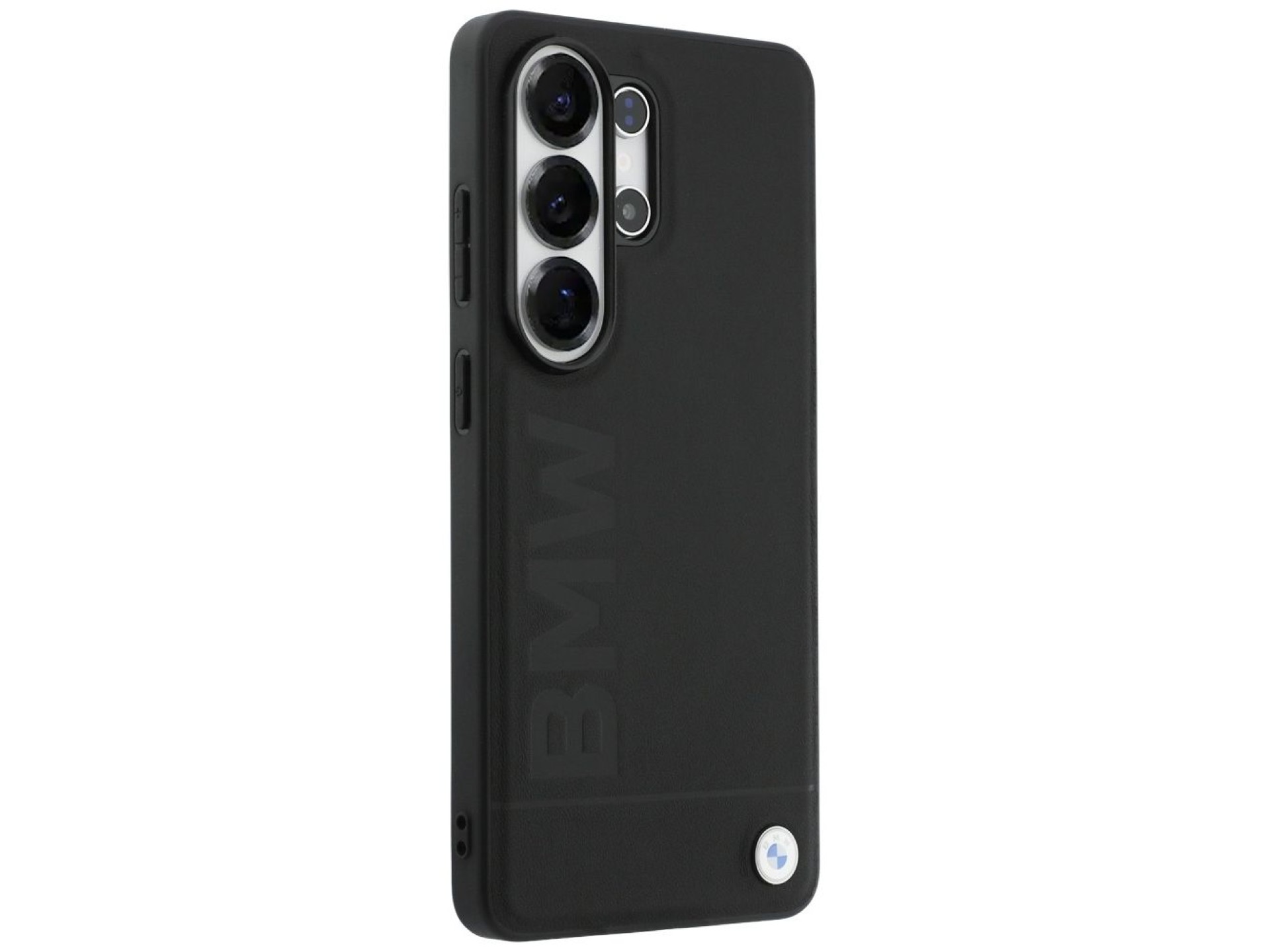 BMW Leather Hot Stamp MagSafe Case for Samsung Galaxy S26 Ultra - Black