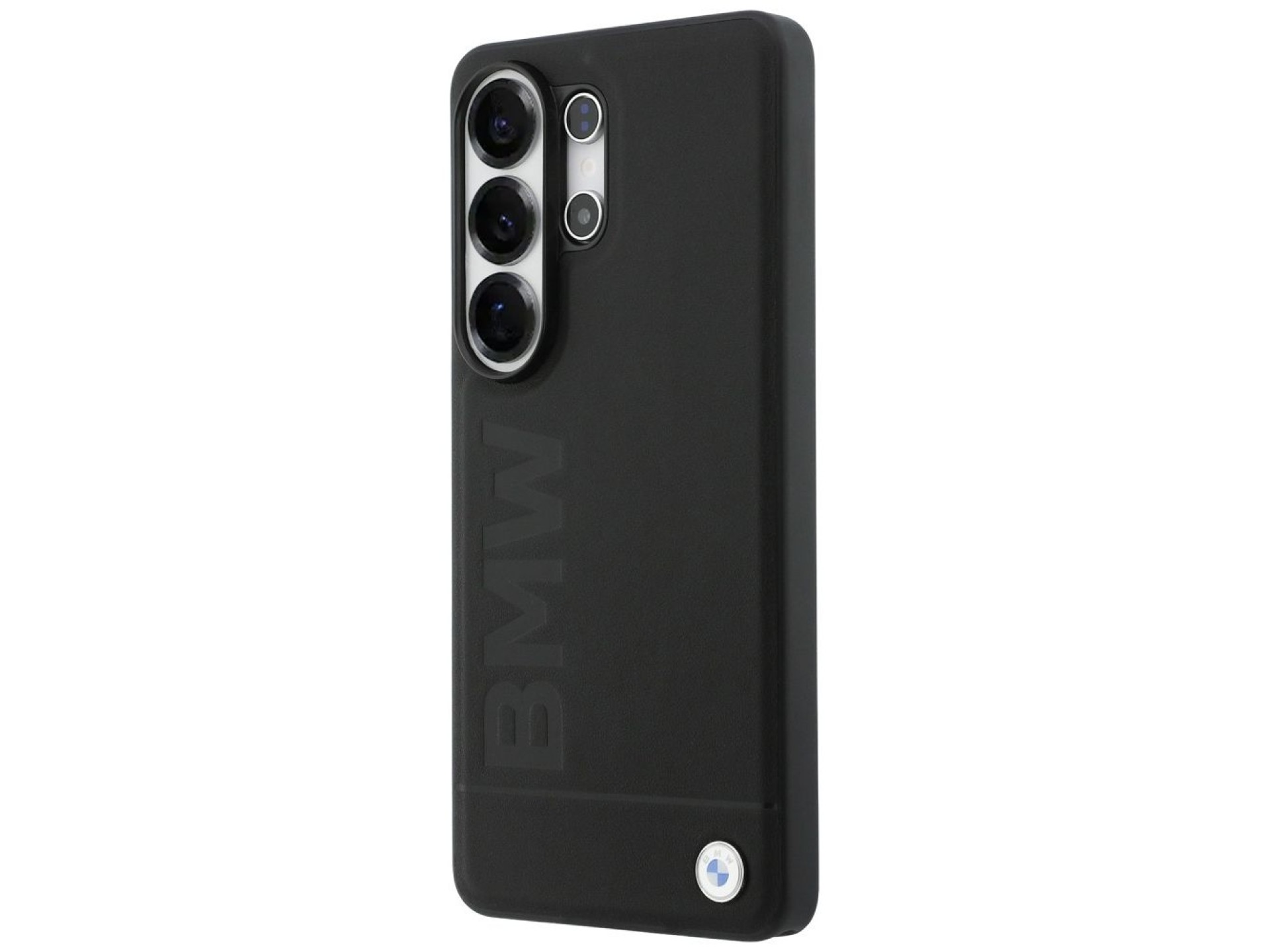 BMW Leather Hot Stamp MagSafe Case for Samsung Galaxy S26 Ultra - Black