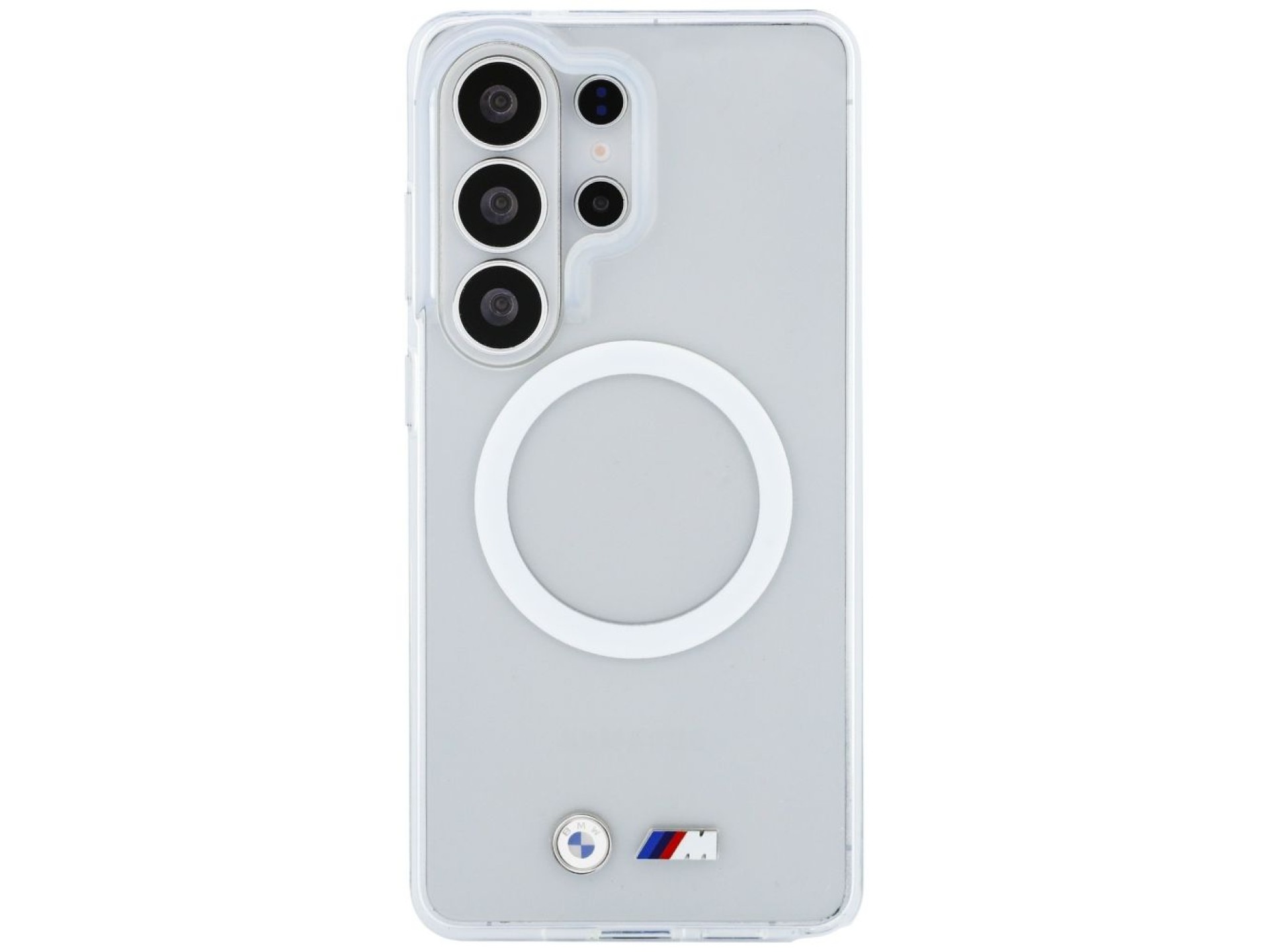 BMW IML Shockproof Metal Logo MagSafe Case for Samsung Galaxy S26 Ultra - Transparent