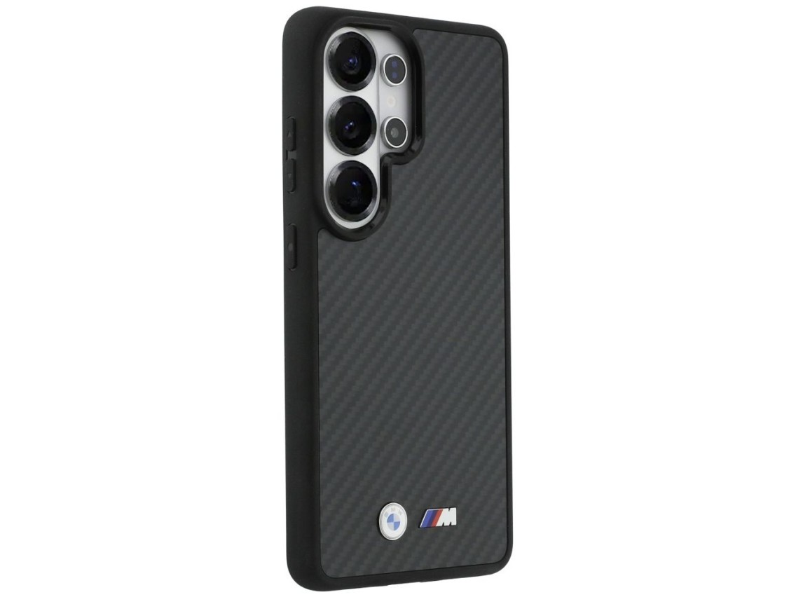 Funda BMW M Kevlar con logo MagSafe para Samsung Galaxy S26 Ultra - Negra