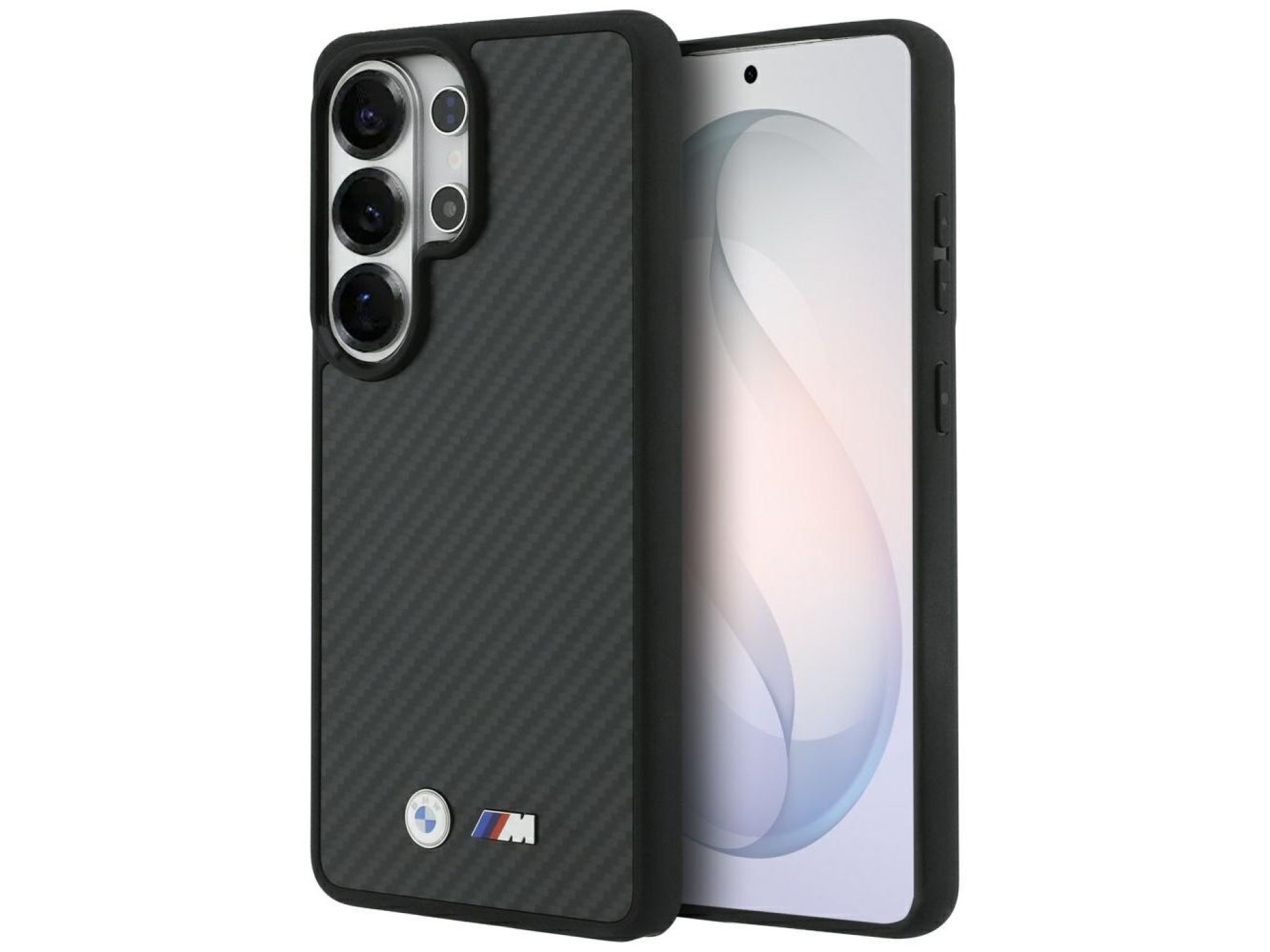 Funda BMW M Kevlar con logo MagSafe para Samsung Galaxy S26 Ultra - Negra
