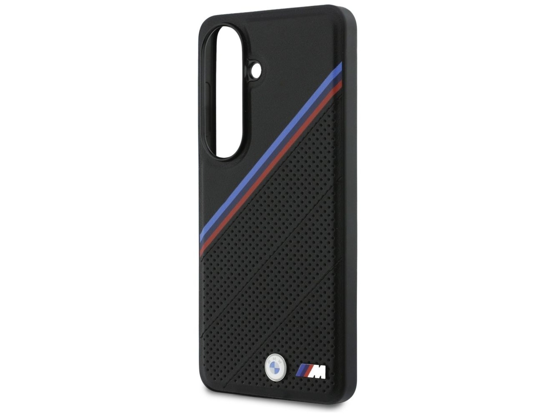 BMW Tricolor Metal Logo MagSafe Case for Samsung Galaxy S26 - Black