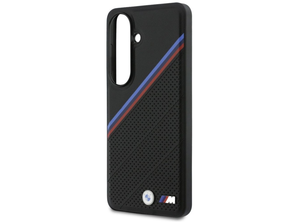 BMW Tricolor Metal Logo MagSafe Case for Samsung Galaxy S26 - Black