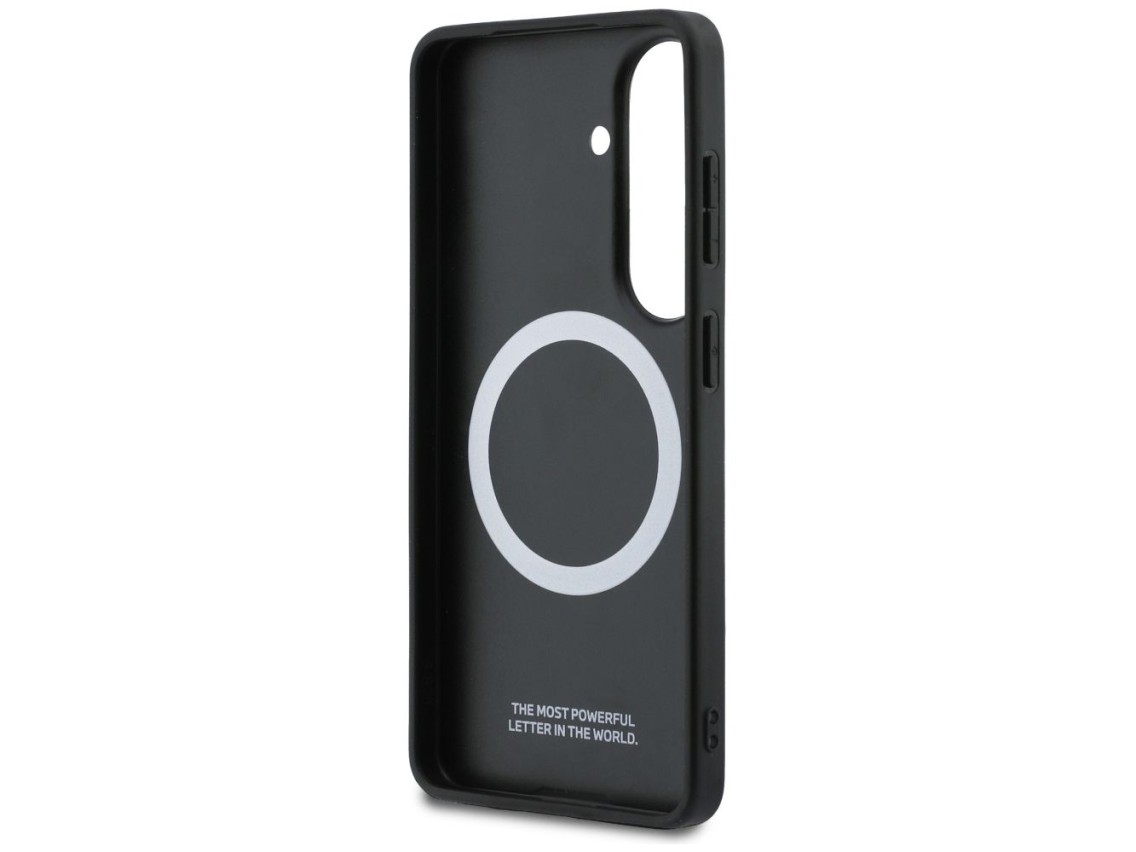 BMW Tricolor Metal Logo MagSafe Case for Samsung Galaxy S26 - Black