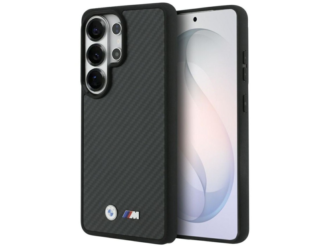 Funda BMW M Kevlar con logo MagSafe para Samsung Galaxy S26 Ultra - Negra