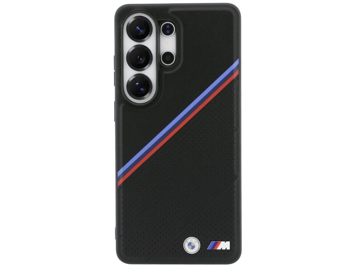 BMW Tricolor Metal Logo MagSafe Case for Samsung Galaxy S26 Ultra - Black
