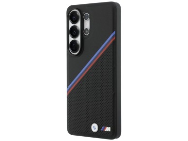 BMW Tricolor Metal Logo MagSafe Case for Samsung Galaxy S26 Ultra - Black BMW Tricolor Metal Logo MagSafe Case for Samsung Galaxy S26 Ultra - Black