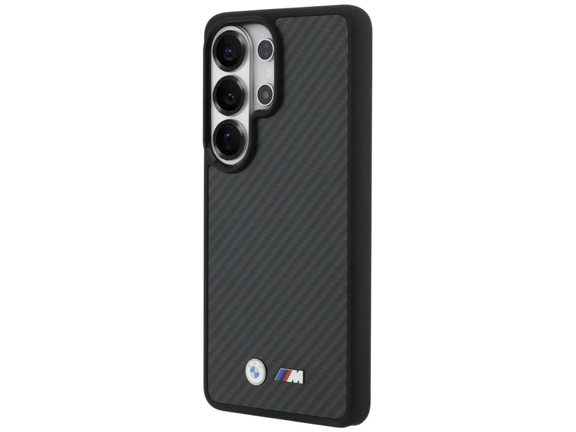 Funda BMW M Kevlar con logo MagSafe para Samsung Galaxy S26 Ultra - Negra