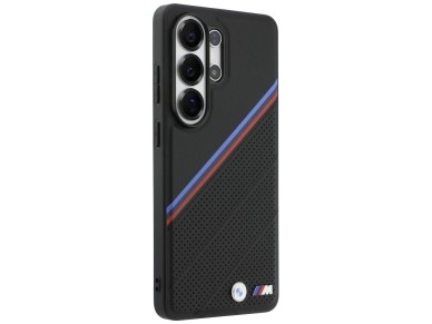 BMW Tricolor Metal Logo MagSafe Case for Samsung Galaxy S26 Ultra - Black BMW Tricolor Metal Logo MagSafe Case for Samsung Galaxy S26 Ultra - Black