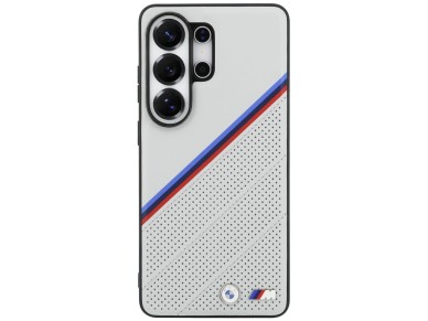 BMW Tricolor Metal Logo MagSafe Case for Samsung Galaxy S26 Ultra - Gray BMW Tricolor Metal Logo MagSafe Case for Samsung Galaxy S26 Ultra - Gray