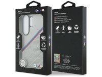 BMW Tricolor Metal Logo MagSafe Case for Samsung Galaxy S26 Ultra - Gray BMW Tricolor Metal Logo MagSafe Case for Samsung Galaxy S26 Ultra - Gray