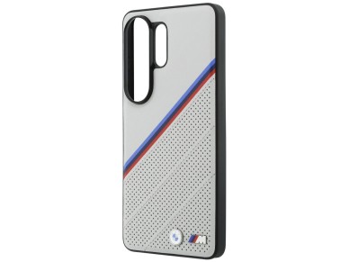 BMW Tricolor Metal Logo MagSafe Case for Samsung Galaxy S26 Ultra - Gray BMW Tricolor Metal Logo MagSafe Case for Samsung Galaxy S26 Ultra - Gray