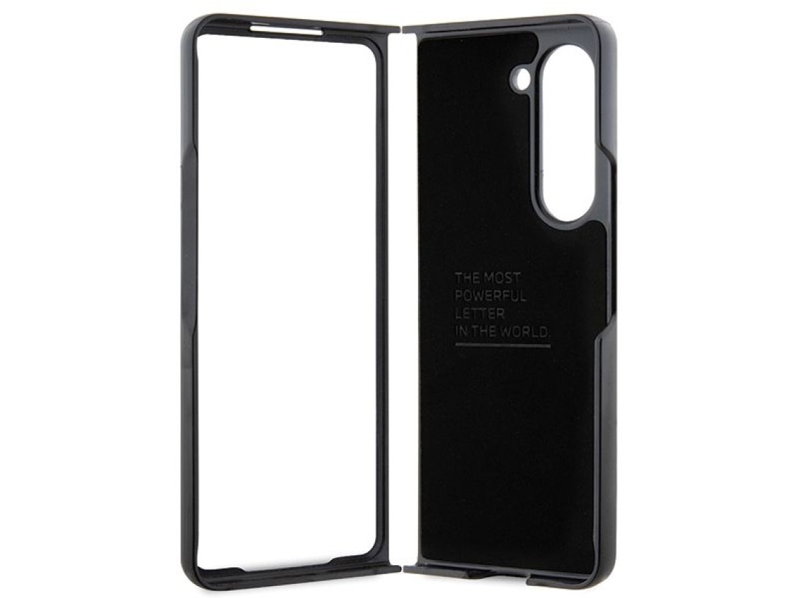 BMW Leather Carbon case for Samsung Galaxy Z Fold 5 - black