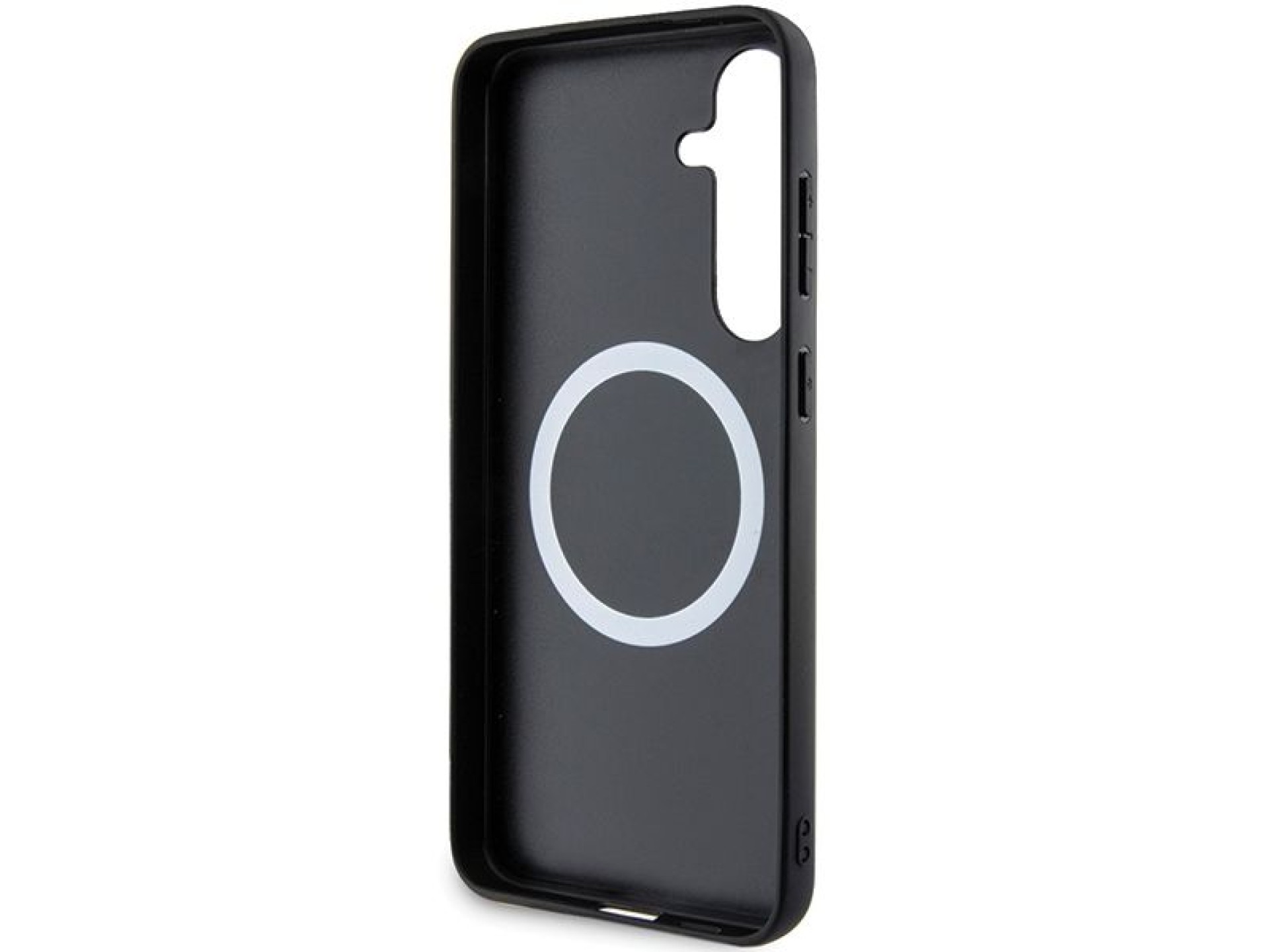 BMW Carbon Tricolor Line MagSafe Case for Samsung Galaxy S24+ - Black
