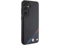 BMW Carbon Tricolor Line MagSafe Case for Samsung Galaxy S24+ - Black BMW Carbon Tricolor Line MagSafe Case for Samsung Galaxy S24+ - Black