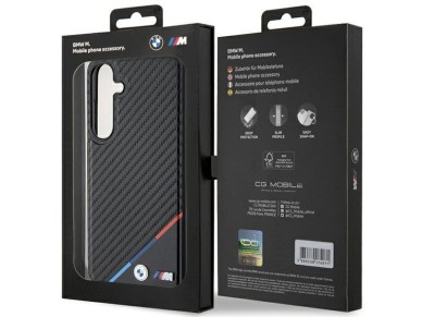 Funda BMW Carbon Tricolor Line MagSafe para Samsung Galaxy S24+ - Negra Funda BMW Carbon Tricolor Line MagSafe para Samsung Galaxy S24+ - Negra