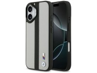 Funda MagSafe BMW M con logotipo de franja perforada para iPhone 17 - Gris Funda MagSafe BMW M con logotipo de franja perforada para iPhone 17 - Gris