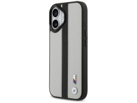 Funda MagSafe BMW M con logotipo de franja perforada para iPhone 17 - Gris Funda MagSafe BMW M con logotipo de franja perforada para iPhone 17 - Gris