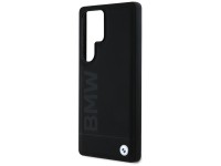 Capa de couro BMW com logotipo grande para Samsung Galaxy S25 Ultra - Preta Capa de couro BMW com logotipo grande para Samsung Galaxy S25 Ultra - Preta