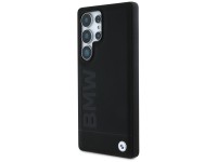 Capa de couro BMW com logotipo grande para Samsung Galaxy S25 Ultra - Preta Capa de couro BMW com logotipo grande para Samsung Galaxy S25 Ultra - Preta