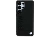 Capa de couro BMW com logotipo grande para Samsung Galaxy S25 Ultra - Preta Capa de couro BMW com logotipo grande para Samsung Galaxy S25 Ultra - Preta