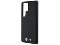Capa MagSafe em couro e fibra de carbono da BMW para Samsung Galaxy S25 Ultra - Preta Capa MagSafe em couro e fibra de carbono da BMW para Samsung Galaxy S25 Ultra - Preta